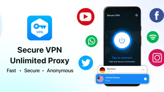 Suojattu VPN-välityspalvelin screenshot