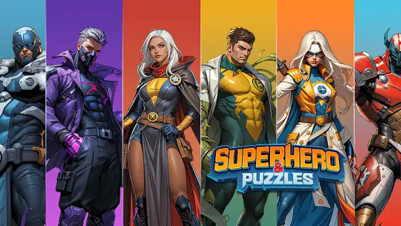 Super-héros & Puzzles Match3 screenshot