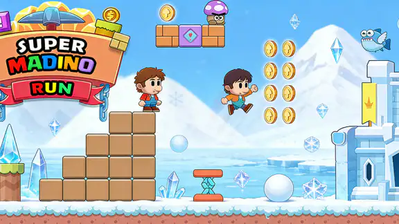 Super Madino Run:Jump Bros screenshot