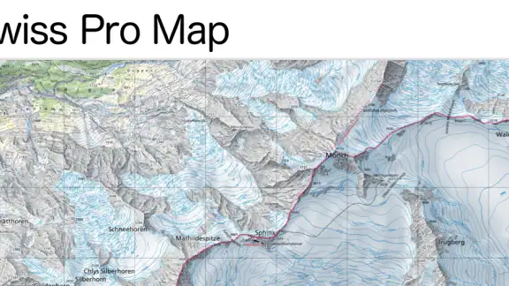 Swiss Pro Map screenshot