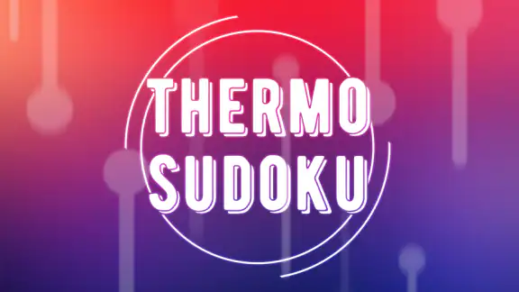 Thermo Sudoku screenshot