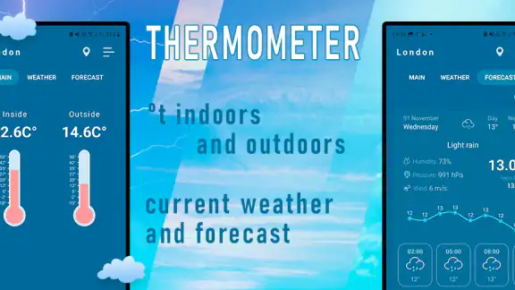 Thermomètre++ intérieur screenshot