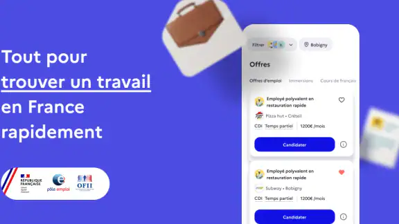 Travailler en France screenshot