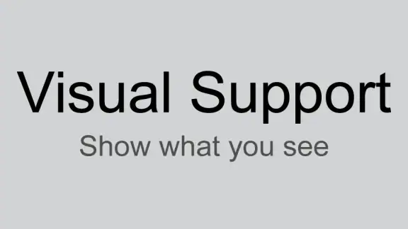 Visual Support screenshot