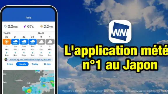 Weathernews - Prévisions météo screenshot