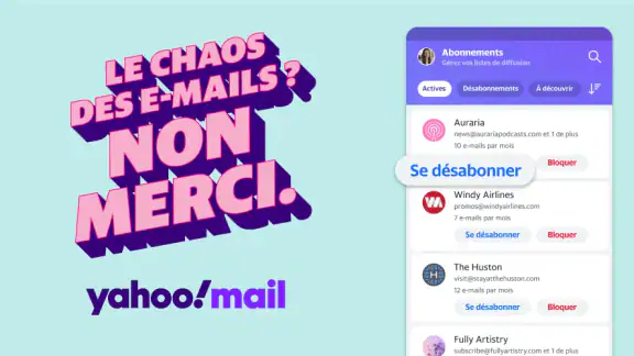 Yahoo Mail : votre boîte email screenshot