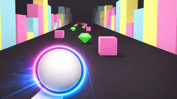 3D Ball Catch Up - Racing Ball screenshot
