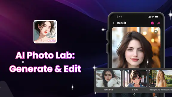 AI Photo Lab: Generate & Edit screenshot