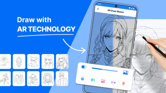 AR Draw Sketch - Trace Anime screenshot