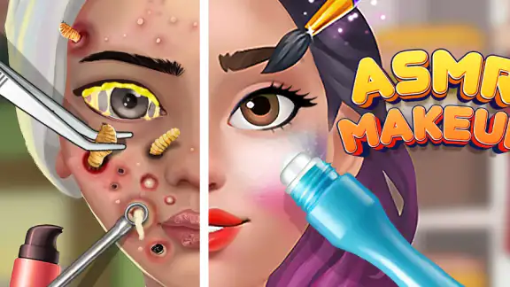 ASMR Doctor Game: Makeup Salon screenshot