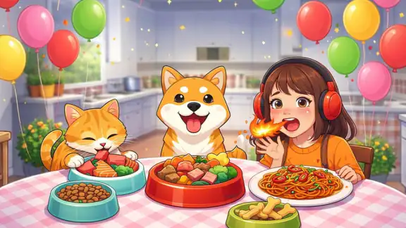 ASMR Mukbang Eating Game screenshot