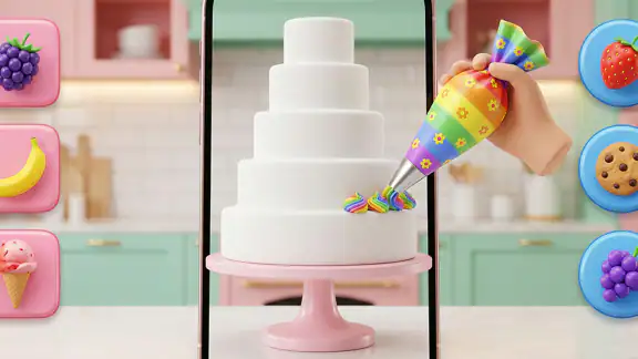 Bakery Chef Cake Cooking Games screenshot