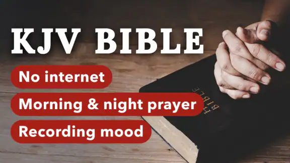 Bible Audio - KJV Daily Verse screenshot