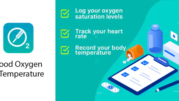 Blood Oxygen & Temperature App screenshot