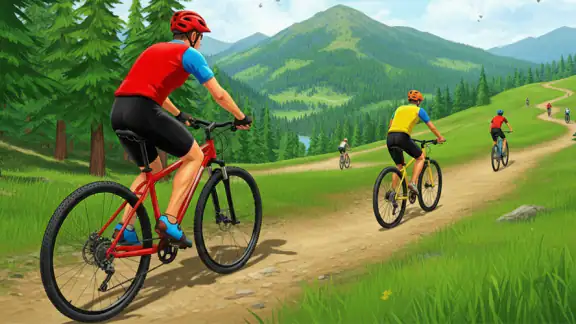 BMX Cycle Race: Bicycle Game screenshot