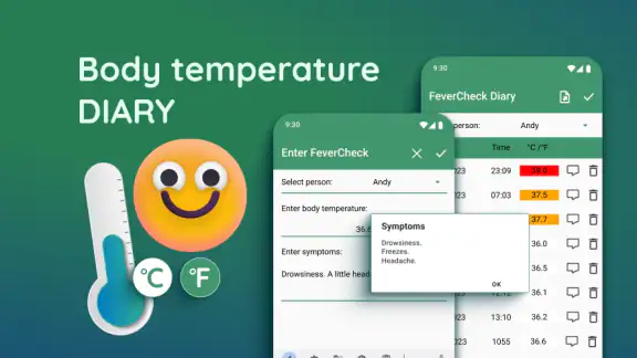 Body Temperature・Fever Tracker screenshot