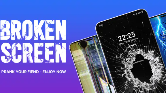 Broken Screen: Magic Wallpaper screenshot