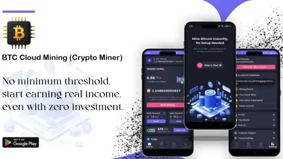 BTC Cloud Mining(Crypto Miner) screenshot