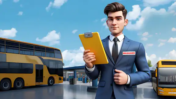 Bus Terminal Manager Simulator screenshot