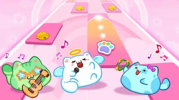 Cat Tiles: Cute Piano Game screenshot