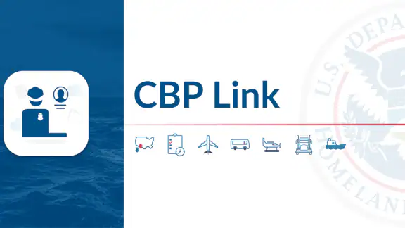 CBP Link screenshot