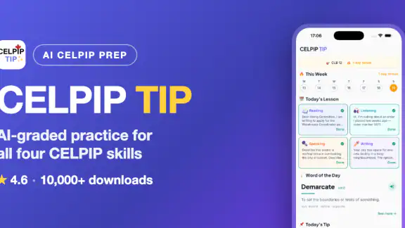 CELPIP TIP: AI Test, CLB Prep screenshot
