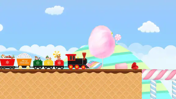 Christmas Train Game For Kids screenshot