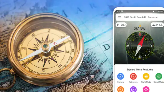Compass app - Accurate Compass screenshot