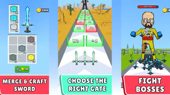 Craft Sword 3D: Monster Hunt screenshot