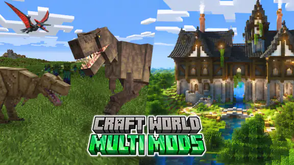 Craft World: Multi Mods screenshot