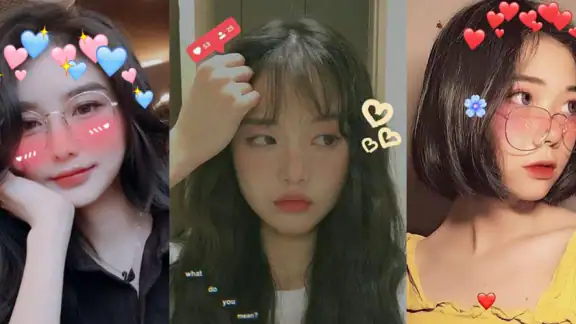 Crown Heart Emoji Camera screenshot