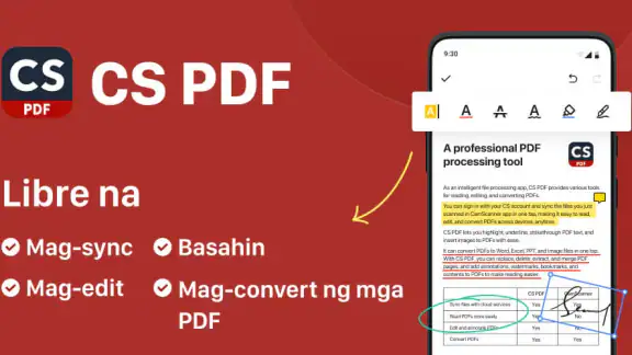 CS PDF Reader: PDF Editor screenshot