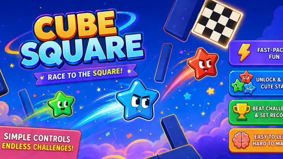 Cube Square: Space Launcher screenshot