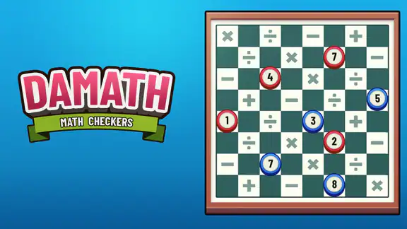 Damath: Math Checkers screenshot
