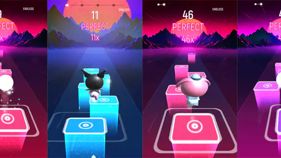 Dance Tiles Kuromi screenshot