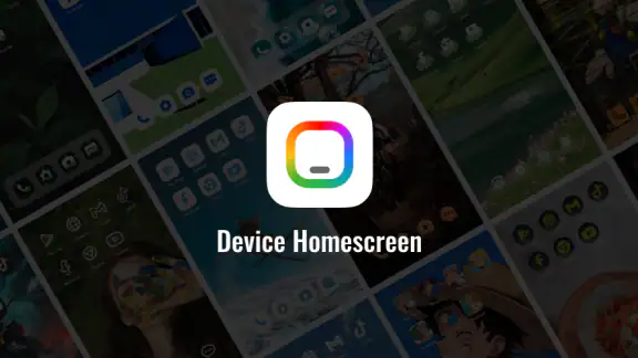Device Homescreen - Fluent screenshot