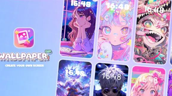 DIY Wallpaper - Photo Collage screenshot