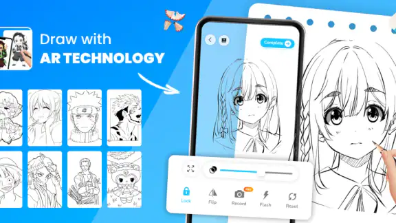 Draw Cartoon - AR Sketch App screenshot