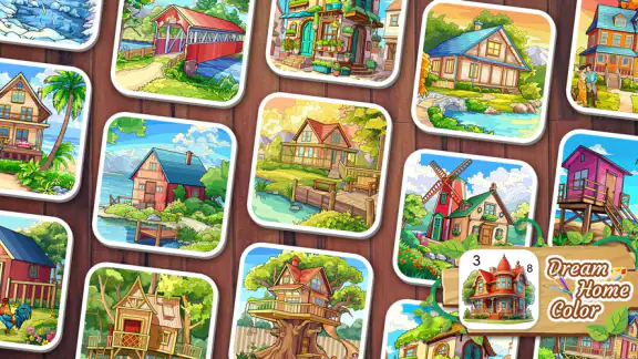 Dream Home Coloring book screenshot