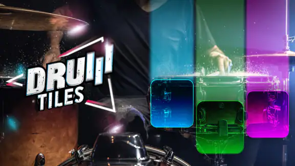 Drum Tiles: drumming game screenshot