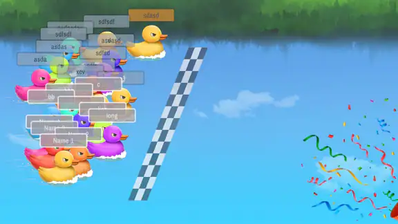 Duck Race: Name Picker screenshot