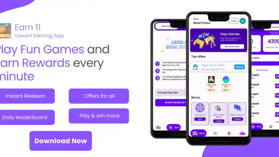 Earn 11 : Earn money by games screenshot