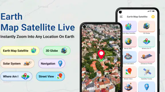 Earth Map Satellite Live screenshot
