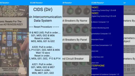ECAM Resets + screenshot