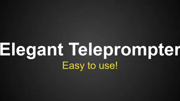 Elegant Teleprompter screenshot