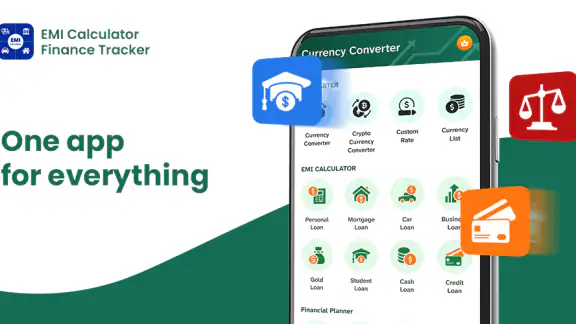 EMI Calculator Finance Tracker screenshot