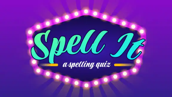 Engelse spelling: woord quiz screenshot