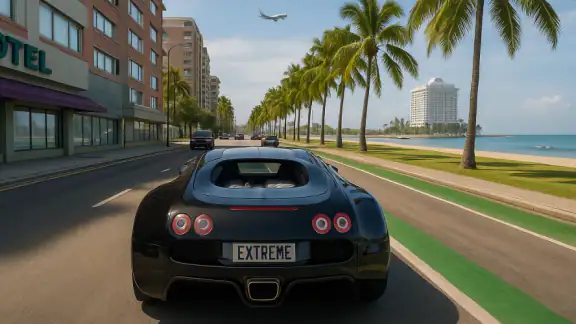 Extreme Car Driving Simulator screenshot
