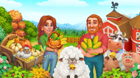 Farm Town: Merge Village Story screenshot
