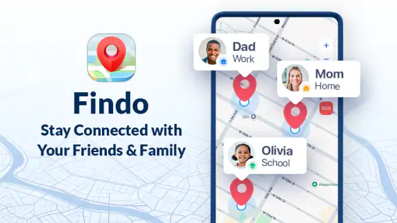 Findo: Find my Friends, Phone screenshot